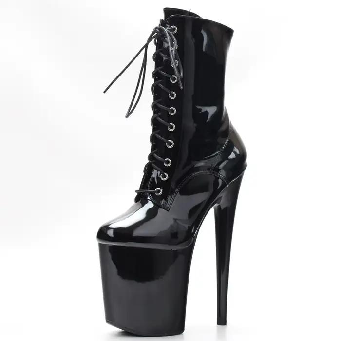 Stripper 8 "plate-forme à lacets Cтрипы pôle danse cheville bottes hautes en Stock expédition rapide