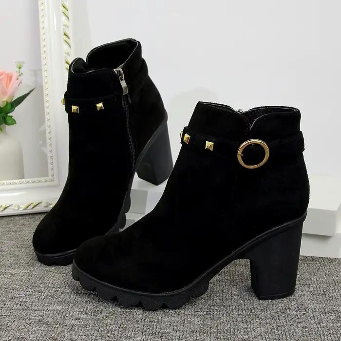 Bottes européennes à lacets pour femmes, chaussures de haute qualité à talons hauts, livraison rapid