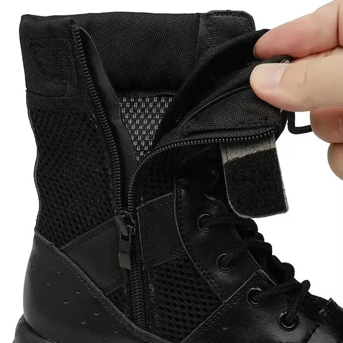 Bottes d'entraînement de Combat d'été, chaussures de travail légères en maille respirante, bottes ta