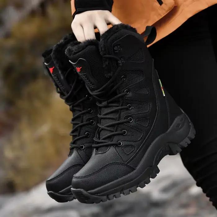 Bottes tactiques militaires pour hommes, bottes militaires à fermeture éclair latérale, bottines ant