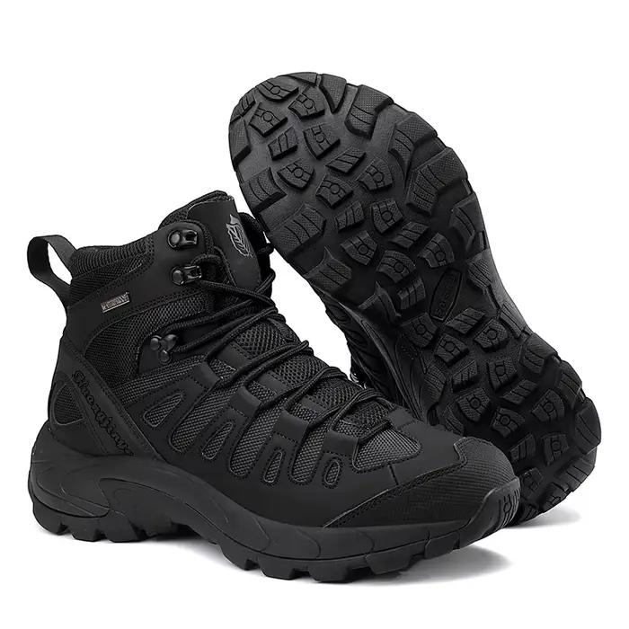 Hommes bottes 2024 nouvelle plate-forme bottes en plein air imperméable espadrilles décontractées tr