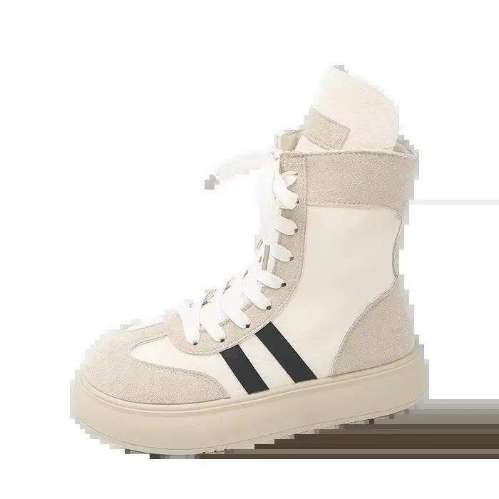 Bottes de travail légères et confortables à fond plat, chaussures de sport et de loisirs pour femmes