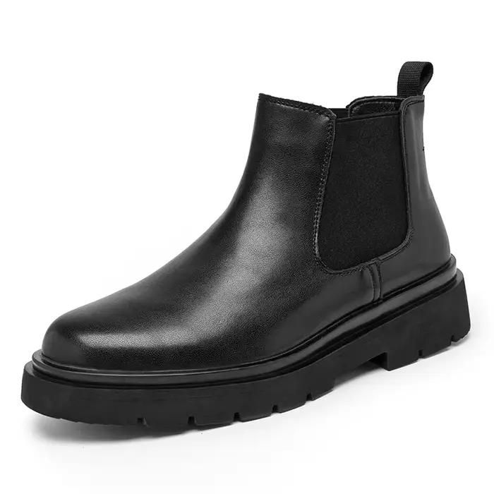 Bottes hommes chaussures chaussures décontractées classiques bottines haute sans lacet bureau ventil