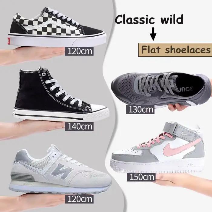 2026 nouveaux lacets pour baskets lacets de chaussures plates classiques blanc noir lacet Converse c