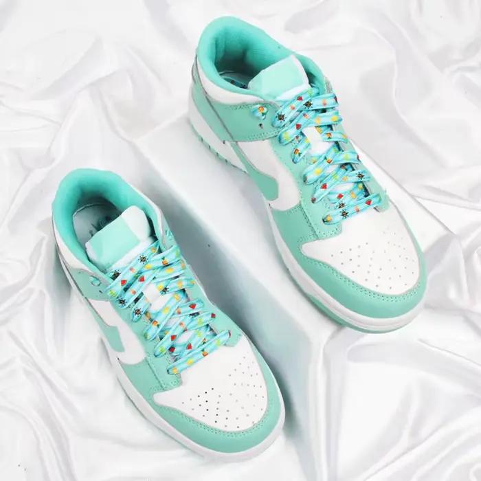 Lacets plats pour baskets dessin animé coloré motif mignon impression lacets de chaussures étoiles f