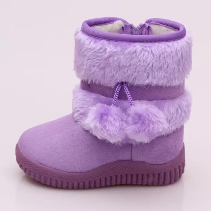 Enfants filles bottes de neige hiver confortable épais chaud enfants bottes Lobbing balle épaisse en