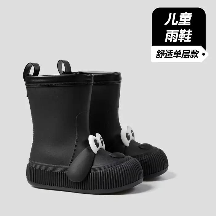 Bottes de pluie pour enfants, bottes de chien de dessin animé mignon, imperméables, à fond souple, p