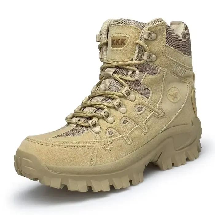 Bottes militaires pour hommes, bottes de combat tactiques, grande taille 39-46, bottes de l'armée, c