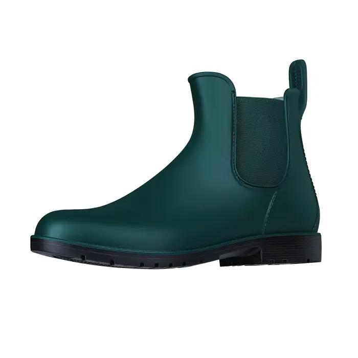 Evshine semelle intérieure confortable bottes de pluie pour femmes imperméable anti-dérapant mi-moll
