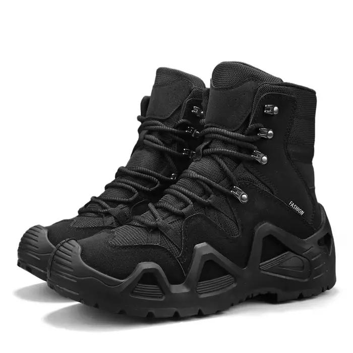 Bottes tactiques multifonctionnelles pour hommes, avec sangles pour l'entraînement au combat, sangle