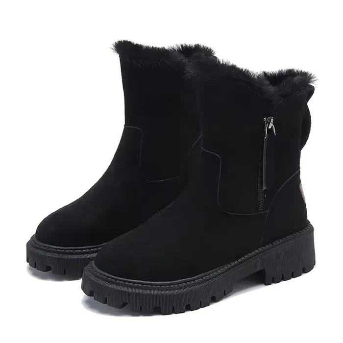 Nouvelles bottes de neige femmes hiver chaud créateur de mode plate-forme bottes antidérapantes cour
