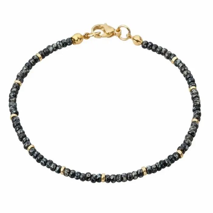 Bracelet de cheville artisanal de qualité en turquoise perlée, réglable, avec revêtement Picasso, bi