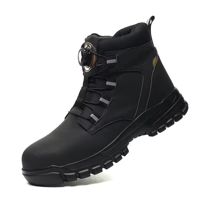Nouvelles bottes de sécurité pour hommes, chaussures de travail indestructibles, baskets de protecti
