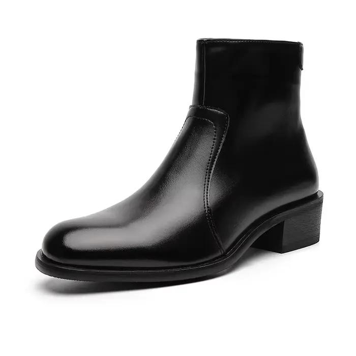 Nouvelles Bottes Chelsea Designer pour Hommes – Bottines en Cuir Décontractées et Tendance, Chaussur