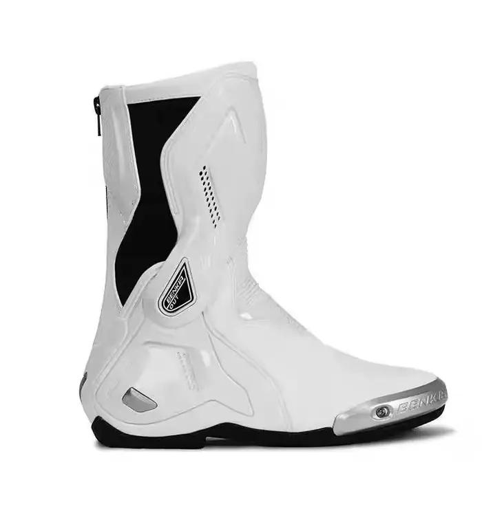 BENKIA Moto bottes hommes CE professionnel piste bottes d'équitation course été AntiCollision rallye