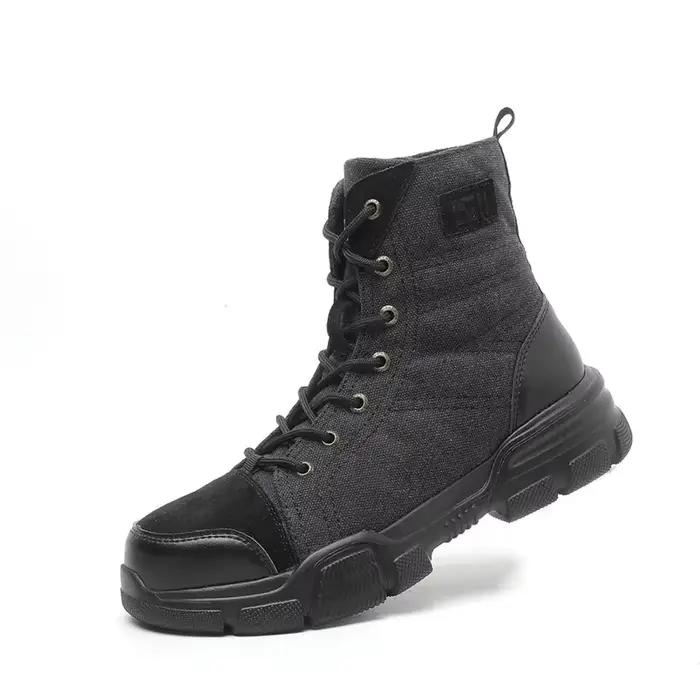 Bottes à bout en acier personnalisables pour hommes, bottes de travail, chaussures de travail indest