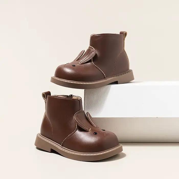 Bottes lapin mignonnes pour filles, chaussures de rinçage pour enfants, chaussures pour garçons, tou