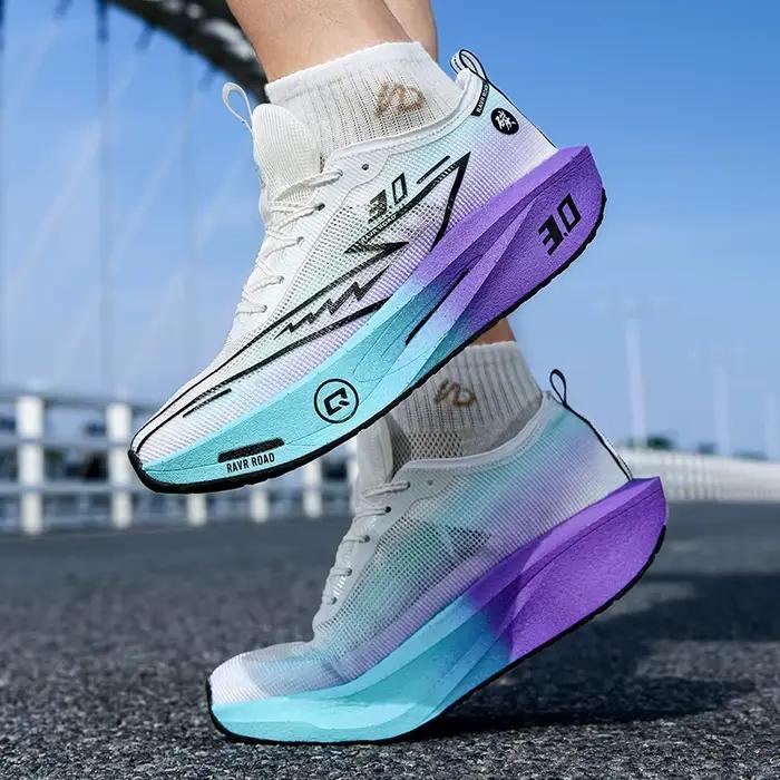 Nouvelles Chaussures de Course Homme 2026 Légères à Semelle Épaisse Baskets Décontractées Respirante