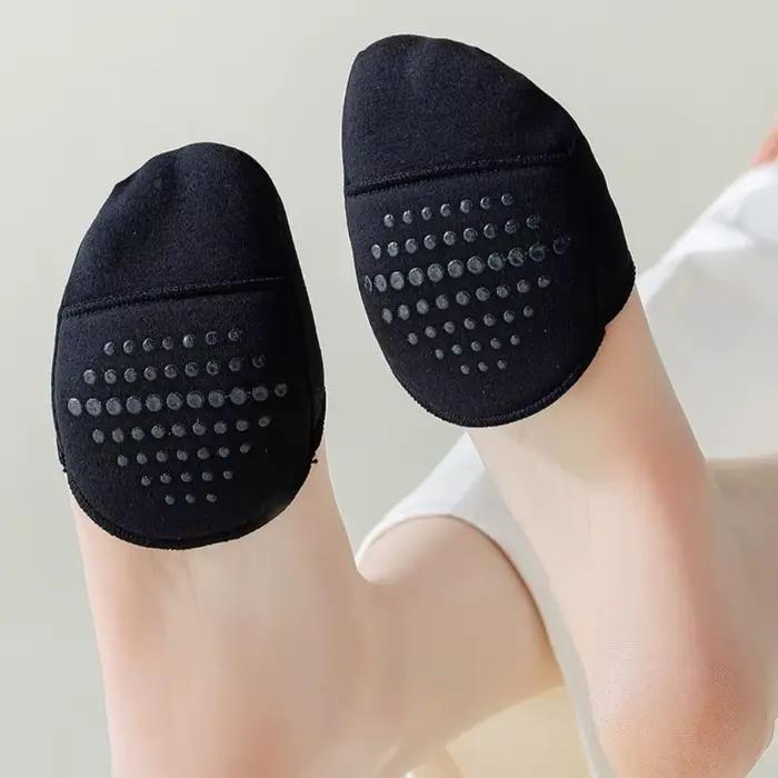 Chaussette pantoufles chaussettes avant-pied en silicone chaussettes élastiques invisibles chaussett