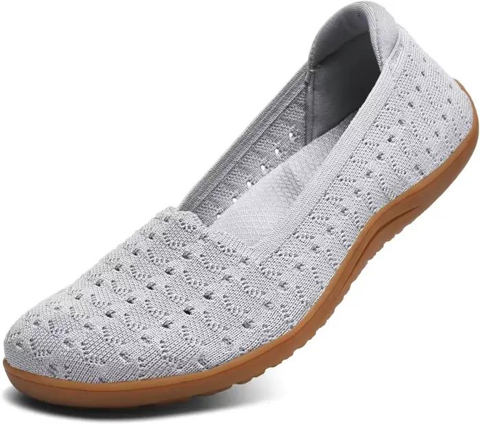 Chaussures plates larges pour femmes, chaussures confortables pour la marche