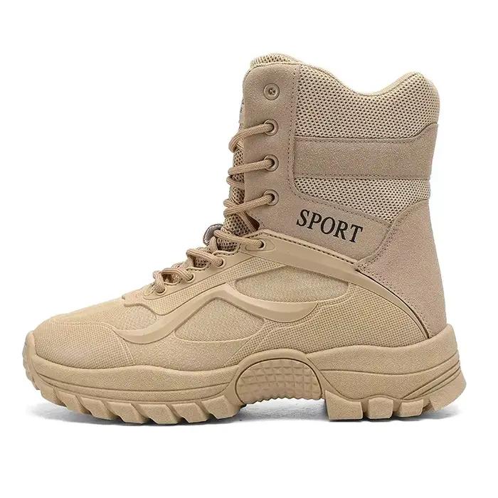 Bottes militaires d'extérieur montantes, bottes de combat tactiques, Anti-coup de pied, Anti-Collisi