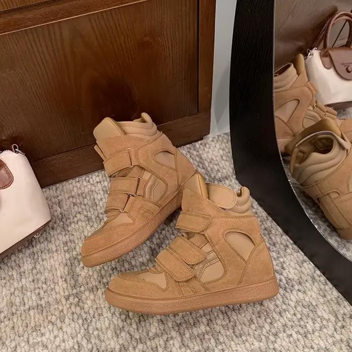 Nouvelles Bottines Confortables à Talon Haut et Semelle Épaisse, Modèle Automne-Hiver 2026, Bottes C