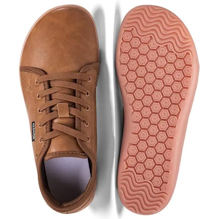 Chaussures minimalistes pour hommes et femmes, chaussures à enfiler pieds nus à bout large pour femm