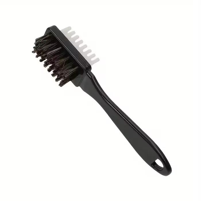 Brosse 2-en-1 pour daim et chaussures avec gomme |   pour les bottes, l'entretien du cuir nubuck et 