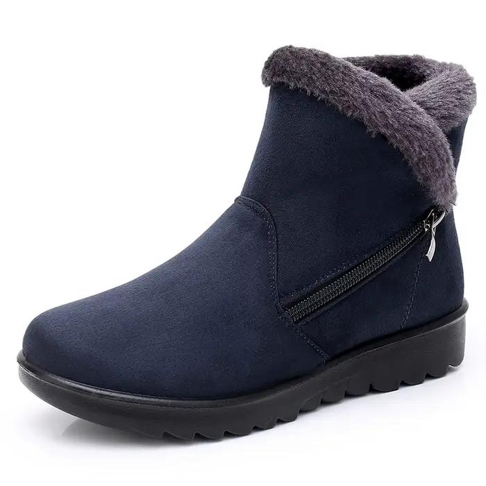 Nouvelles femmes bottes neige en peluche femmes chaussures plate-forme bottes pour femmes mode garde