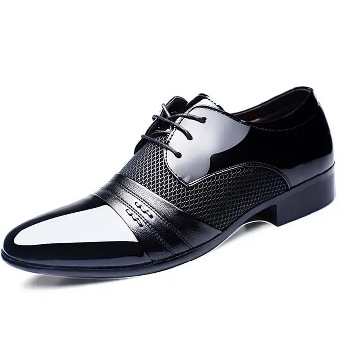 Chaussures habillées pour hommes bout pointu chaussures d'affaires pour hommes chaussures de luxe sa