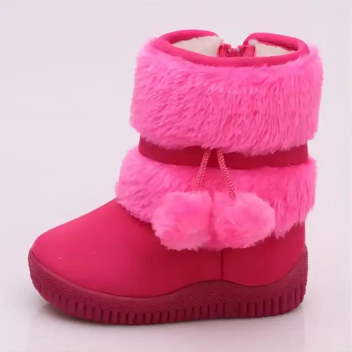 Nouvelles bottes de neige d'hiver pour filles, confortables, épaisses et chaudes, bottes pour enfant