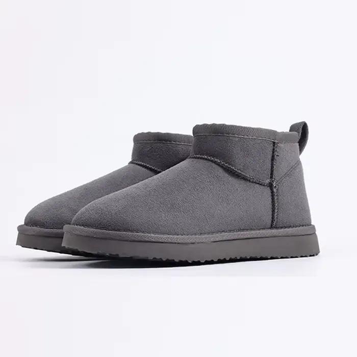 Bottines à la mode Crow-tit pour femmes, bottes d'hiver antidérapantes, pantoufles d'extérieur en co