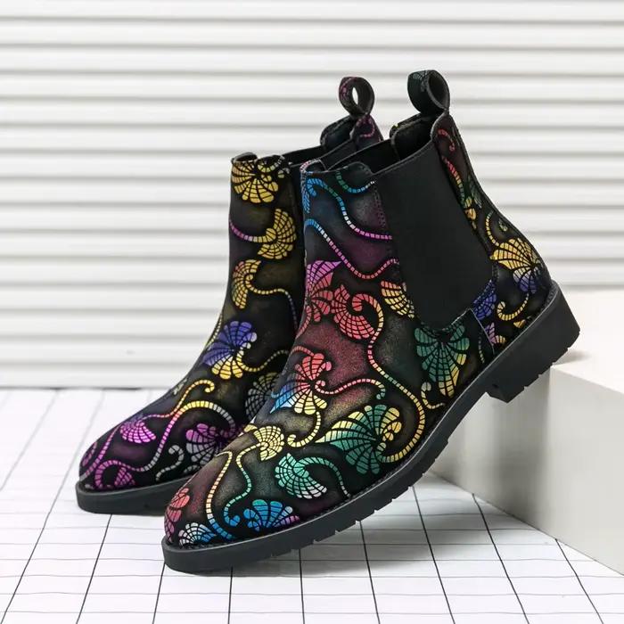 Bottes en cuir haut de gamme pour hommes, chaussures décontractées, bottes provoqué, bottes de rinça