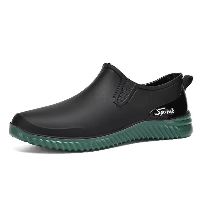 Bottes de pluie décontractées pour hommes, antidérapantes, imperméables, pour quatre saisons, pour l