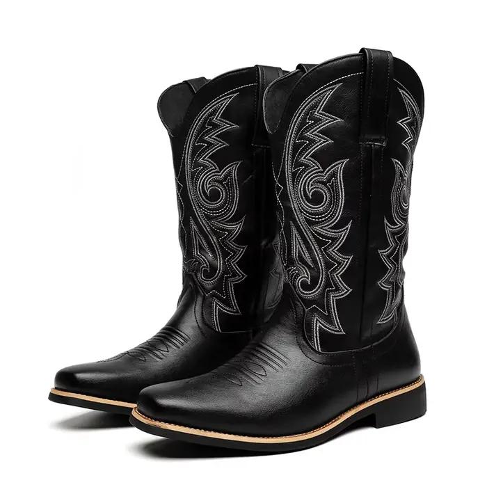 Bottes Chelsea pour hommes, style rétro britannique, antidérapantes pour toutes les saisons, chaussu