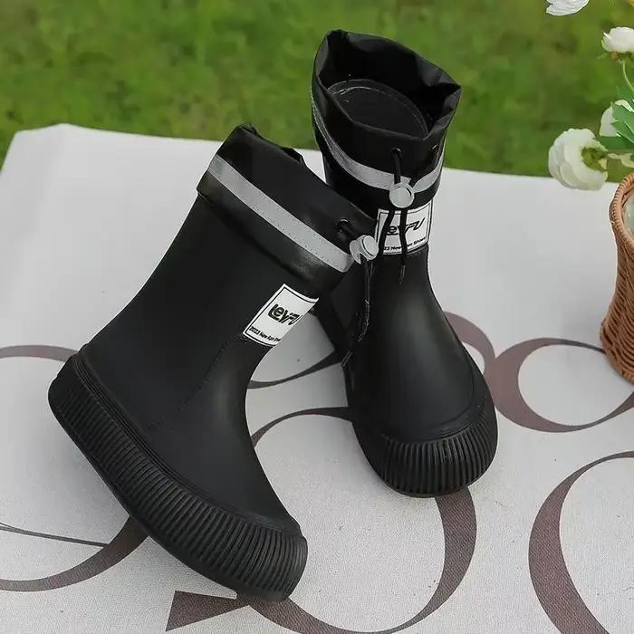 Bottes de pluie imperméables non aldes pour hommes et femmes, mode parent-enfant, extérieur, spécial