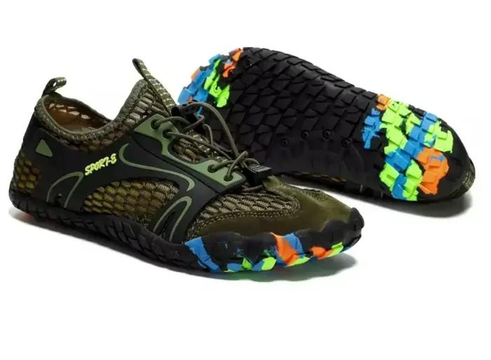 Chaussures de randonnée respirantes et coordonnantes pour hommes, sports de plein air, natation à ci