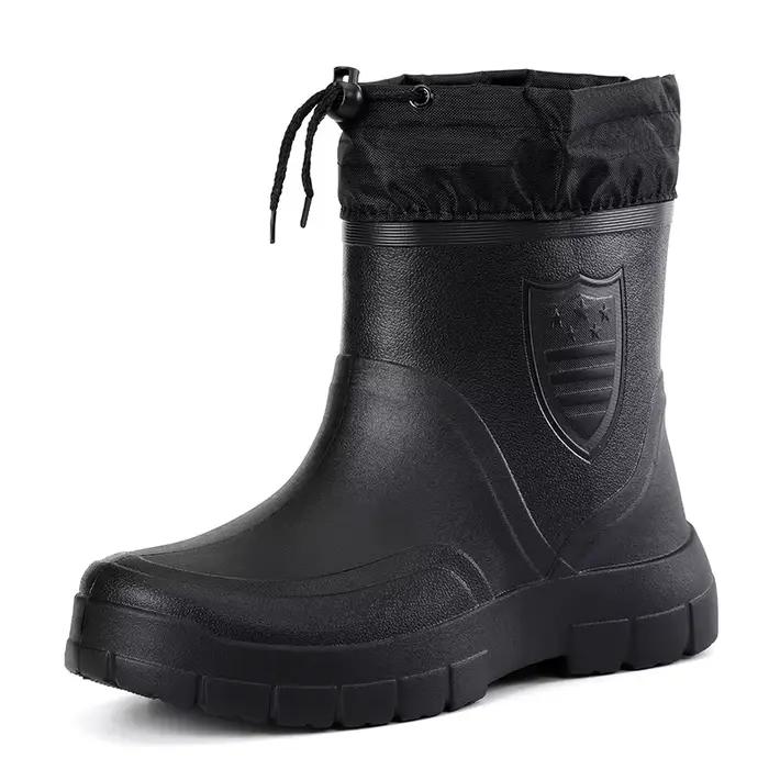 Bottes de pluie polyvalentes pour hommes, chaussures légères et imperméables pour l'extérieur, botte