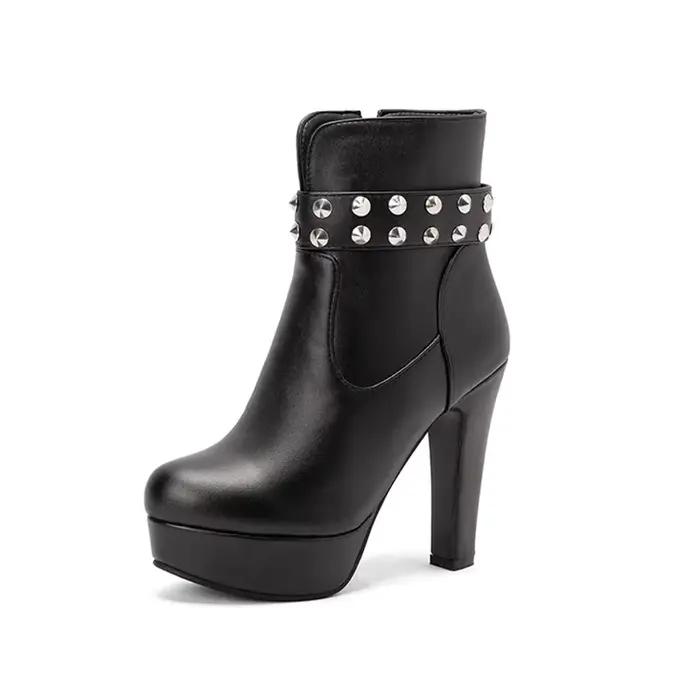 Bottines à talons hauts pour femmes, mode, fermeture éclair intérieure, jaune, noir, automne, hiver,