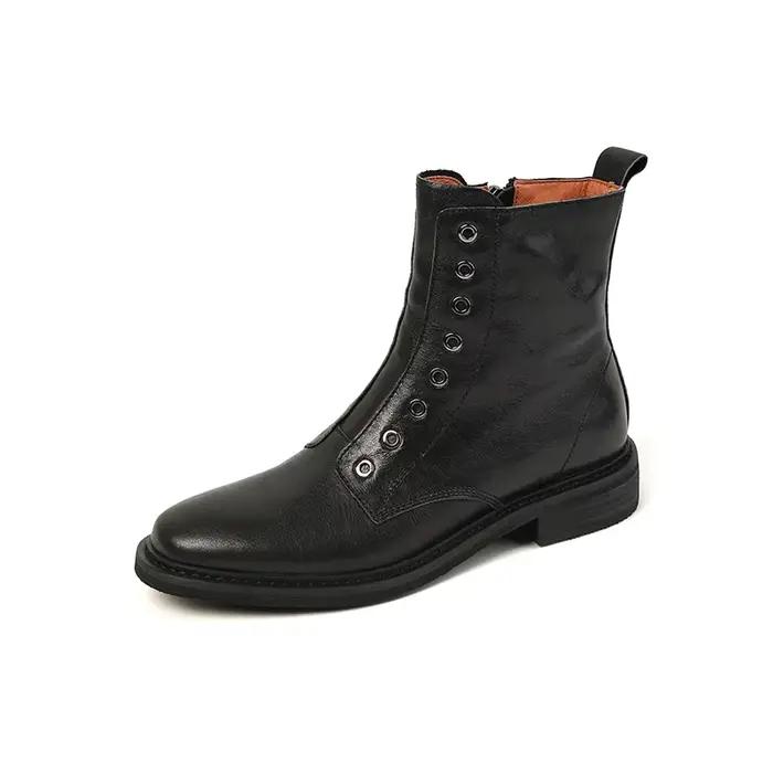 Ods Chelsea bottes bottes hautes résistant à l'usure respirant mode tendance polyvalent bout rond dé