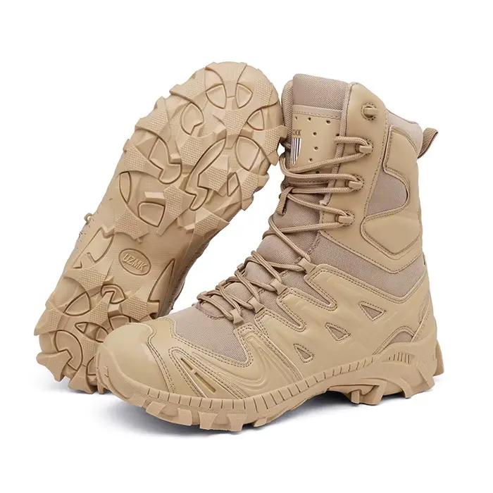 Bottes de combat pour hommes de grande taille, bottes de montagne d'extérieur, bottes d'entraînement