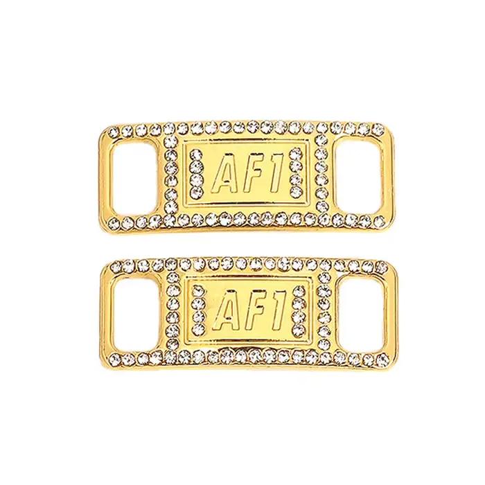 AF1 diamant lacets boucle lacet boucle métal lacets accessoires métal dentelle serrure décorations S