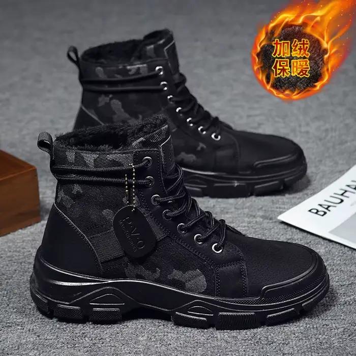 CamSolomon-Bottes du désert pour hommes, baskets montantes, chaussures de travail non ald, Buty Robo