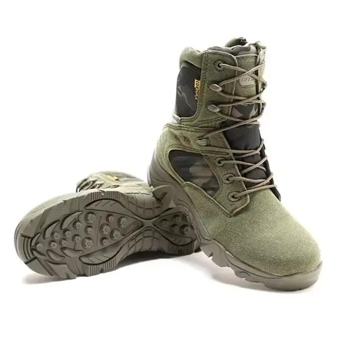 Hommes bottes hiver automne chaussures de travail qualité Forces spéciales tactique désert Combat bo