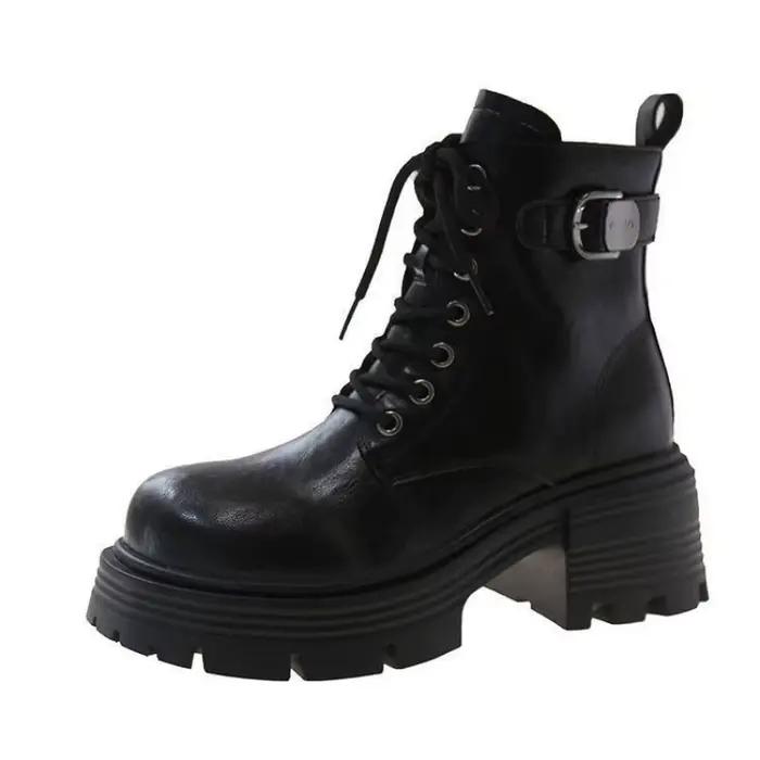 Bottes en caoutchouc pour femmes, chaussures avec fermeture éclair, cheville de pluie, Lolita, coule