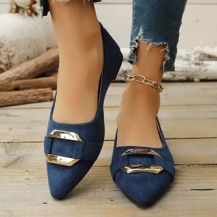 Printemps et automne élégant pointu Sexy talon bas chaussures décontractées à la mode meilleure vent