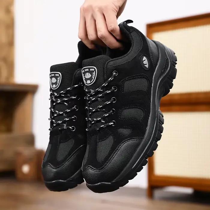 Nouveaux hommes bottines à la mode à semelles souples haut sport en plein air chaussures décontracté