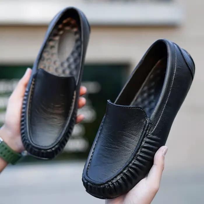 Bottes de pluie basses tendance imperméables à enfiler pour hommes, chaussures de travail de cuisine