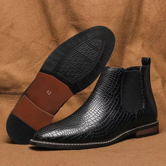 Bottines HECRAFTED décontractées, mode 2026, bottes confortables en cuir