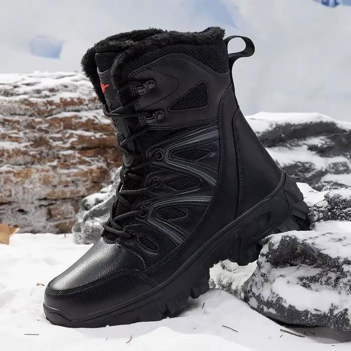 Hommes hiver hommes bottes de neige Super chaud hommes bottes de randonnée de haute qualité imperméa